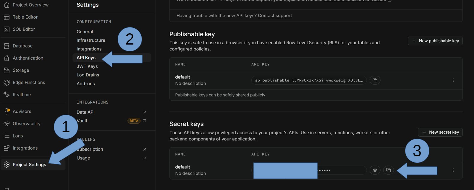 Supabase Secret Key